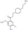 1-(4-amino-5-chloro-2-methoxyphenyl)-3-(1-butylpiperidin-4-yl)propan-1-one