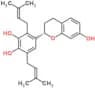 4-[(2S)-3,4-Dihydro-7-hydroxy-2H-1-benzopyran-2-yl]-3,6-bis(3-methyl-2-buten-1-yl)-1,2-benzenediol
