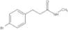 4-Bromo-N-methylbenzenepropanamide
