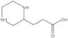 2-Piperazinepropanoic acid