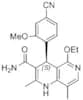 (4S)-4-(4-Cyano-2-methoxyphenyl)-5-ethoxy-1,4-dihydro-2,8-dimethyl-1,6-naphthyridine-3-carboxamide