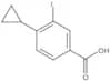 4-Cyclopropyl-3-iodobenzoic acid