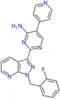 2-[1-(2-fluorobenzyl)-1H-pyrazolo[3,4-b]pyridin-3-yl]-5-(pyridin-4-yl)pyrimidin-4-amine