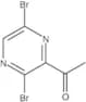 Ethanone, 1-(3,6-dibromo-2-pyrazinyl)-