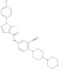 1-(4-Chlorophenyl)-N-[3-cyano-4-[4-(4-morpholinyl)-1-piperidinyl]phenyl]-5-methyl-1H-pyrazole-4-ca…