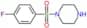 1-[(4-fluorophenyl)sulfonyl]piperazine