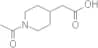 4-Piperidineacetic acid, 1-acetyl-