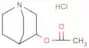 1-Azabicyclo[2.2.2]octan-3-ol, 3-acetate, hydrochloride (1:1)