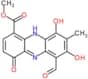 methyl 6-formyl-7,9-dihydroxy-8-methyl-4-oxo-4,10-dihydrophenazine-1-carboxylate