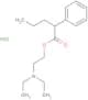 2-diethylaminoethyl 2-phenylvalerate hydrochloride
