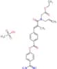 4-carbamimidoylphenyl 4-{(1E)-3-[(2-ethoxy-2-oxoethyl)(prop-2-en-1-yl)amino]-2-methyl-3-oxoprop-1-…