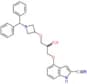 4-(3-{[1-(diphenylmethyl)azetidin-3-yl]oxy}-2-hydroxypropoxy)-1H-indole-2-carbonitrile