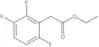 Ethyl 2,3,6-trifluorobenzeneacetate