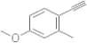 1-Ethynyl-4-methoxy-2-methylbenzene