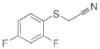 (2,4-DIFLUOROPHENYLTHIO)ACETONITRILE