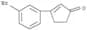 2-Cyclopenten-1-one,3-(3-bromophenyl)-