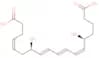 (4Z,7R,8E,10E,12Z,14S)-7,14-Dihydroxy-4,8,10,12-octadecatetraenedioic acid