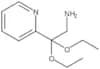 β,β-Diethoxy-2-pyridineethanamine