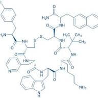 H-p-Chloro-Phe-D-Cys-β-(3-pyridyl)-Ala-D-Trp-Lys-tBu-Gly-Cys-2-Nal-NH₂