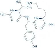 Ac-Val-Tyr-Lys-NH₂