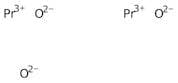Praseodymium(III) oxide, 99.9% (metals basis)