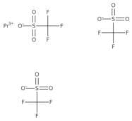 Praseodymium(III) trifluoromethanesulfonate, 98%