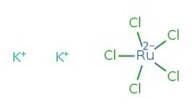 Potassium aquapentachlororuthenate(III), Premion&trade;, 99.99% (metals basis), Ru 26.4% min