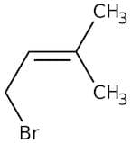 1-Bromo-3-methyl-2-butene, 90+%, stab. with silver