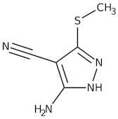 3-Amino-5-methylthio-1H-pyrazole-4-carbonitrile, 97%