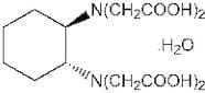 trans-1,2-Diaminocyclohexane-N,N,N',N'-tetraacetic acid monohydrate, 98%