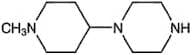 1-(1-Methyl-4-piperidinyl)piperazine, 98%