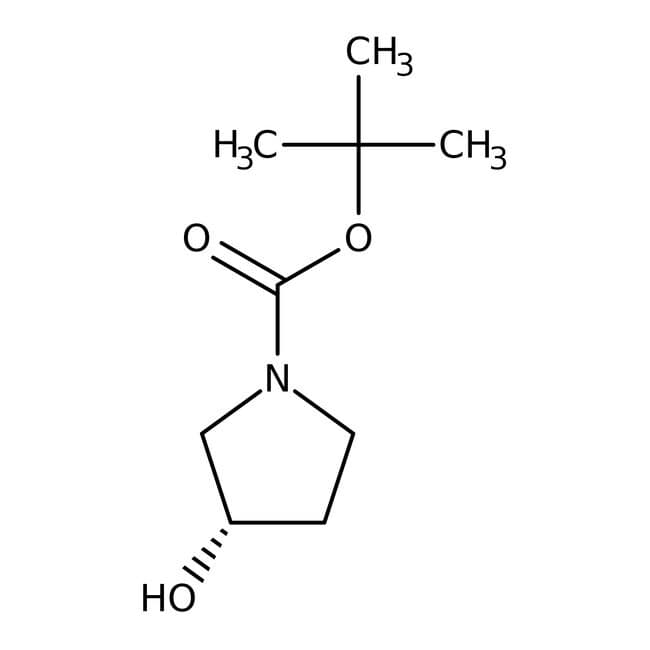 (+/-)-1-Boc-3-hydroxypyrrolidine, 97%