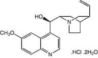Quinine monohydrochloride dihydrate, 99% (total base), may contain up to 10% Dihydroquinine