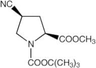 cis-N-Boc-4-cyano-L-proline methyl ester, 97%