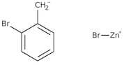 2-Bromobenzylzinc bromide, 0.5M in THF, packaged under Argon in resealable ChemSeal&trade; bottles