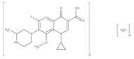 Gatifloxacin sesquihydrate