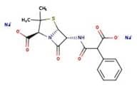 Carbenicillin disodium salt, 50 mg/ml in distilled water, sterile-filtered