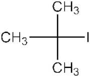 2-Iodo-2-methylpropane, 95%, stab. with copper powder