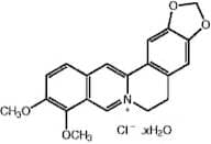 Berberine chloride hydrate, 96%, water &lt;17%