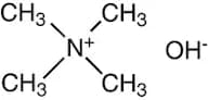 Tetramethylammonium hydroxide, 25% w/w aq. soln., Electronic Grade, 99.9999% (metals basis)