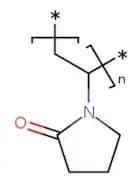 Polyvinylpyrrolidone, cross linked