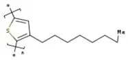 Poly(3-octylthiophene-2,5-diyl), regiorandom, low metals