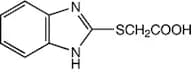 (2-Benzimidazolylthio)acetic acid, 98%