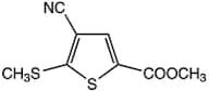 Methyl 4-cyano-5-(methylthio)thiophene-2-carboxylate, 97%