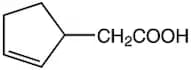 2-Cyclopentene-1-acetic acid, tech. 90%, remainder mainly 3-cyclopentene-1-acetic acid