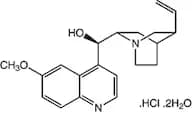Quinine monohydrochloride dihydrate, 99% (total base), may contain up to 10% Dihydroquinine