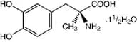 (-)-3,4-Dihydroxy-α-methyl-L-phenylalanine sesquihydrate, 99%