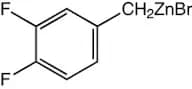 3,4-Difluorobenzylzinc bromide, 0.5M in THF, packaged under Argon in resealable ChemSeal&trade; bo…
