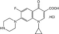 Ciprofloxacin hydrochloride monohydrate