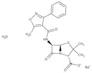 Oxacillin sodium salt monohydrate, 815^mg/mg